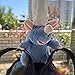 Jeffan Rat Headband, Mouse Plush Cute Mouse Stuffed Animal Headwear Cartoon Costume Props Funny Gifts for Adults