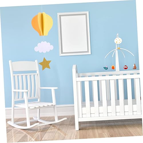 Miniatura 6 de DECHOUS Colgante de nube de globo de aire caliente, adornos colgantes de nubes pastel caliente Nf decoración de techo nube caliente 3D globo de aire