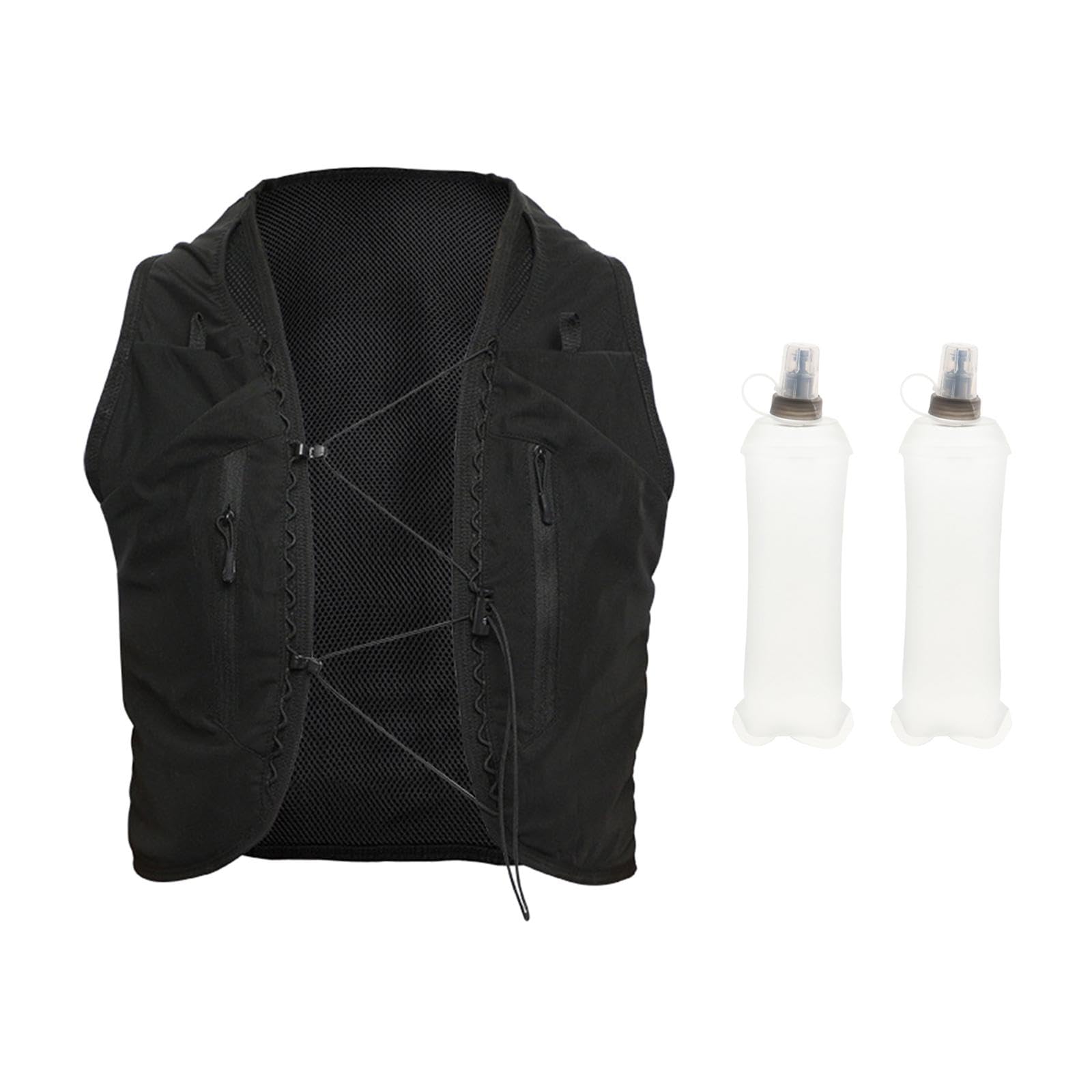 Amagogo Trinkweste, Wasserbeutel, Tagesrucksack, mehrere Taschen, Sportzubehör, Trinkrucksack zum Radfahren, Klettern, Radfahren, Joggen, Wandern, S
