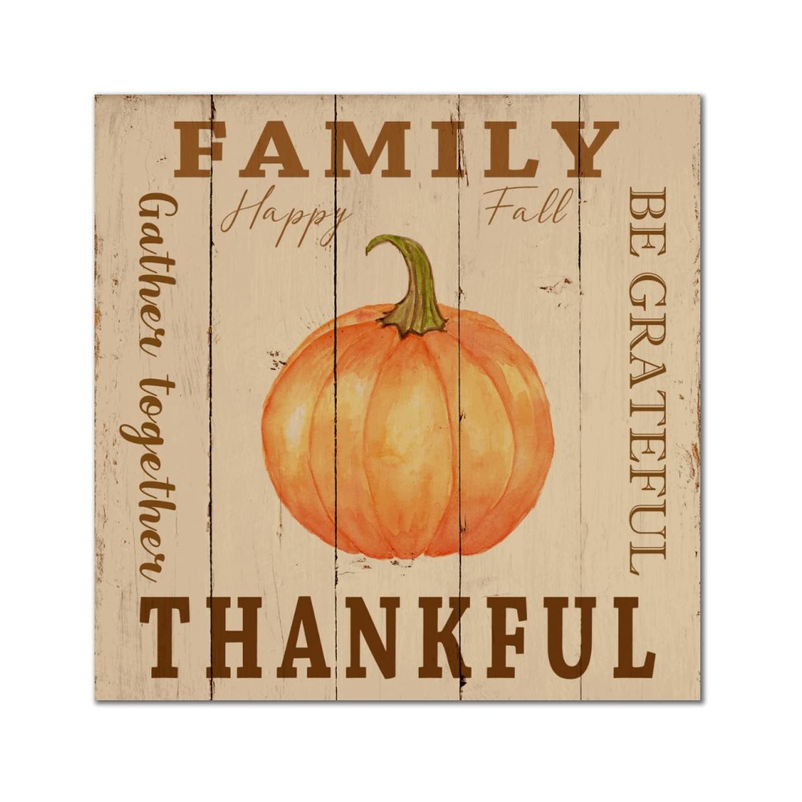 Panneau en bois Be Grateful décoratif pour sublimer votre salle à manger en automne