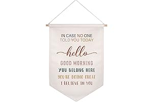 Inspirational Wall Art - Classroom Banner, "In Case No One Told You...