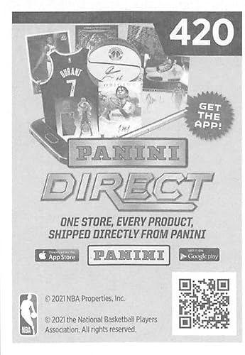 Miniatura 2 de 2020-21 Panini Stickers #420 Trevor Ariza FOILStar Player Official NBA Basketball Album Sticker Measuring 2.75 inch tall X 2 inches wide in Raw (NM