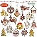 14 small gingerbread style ornaments