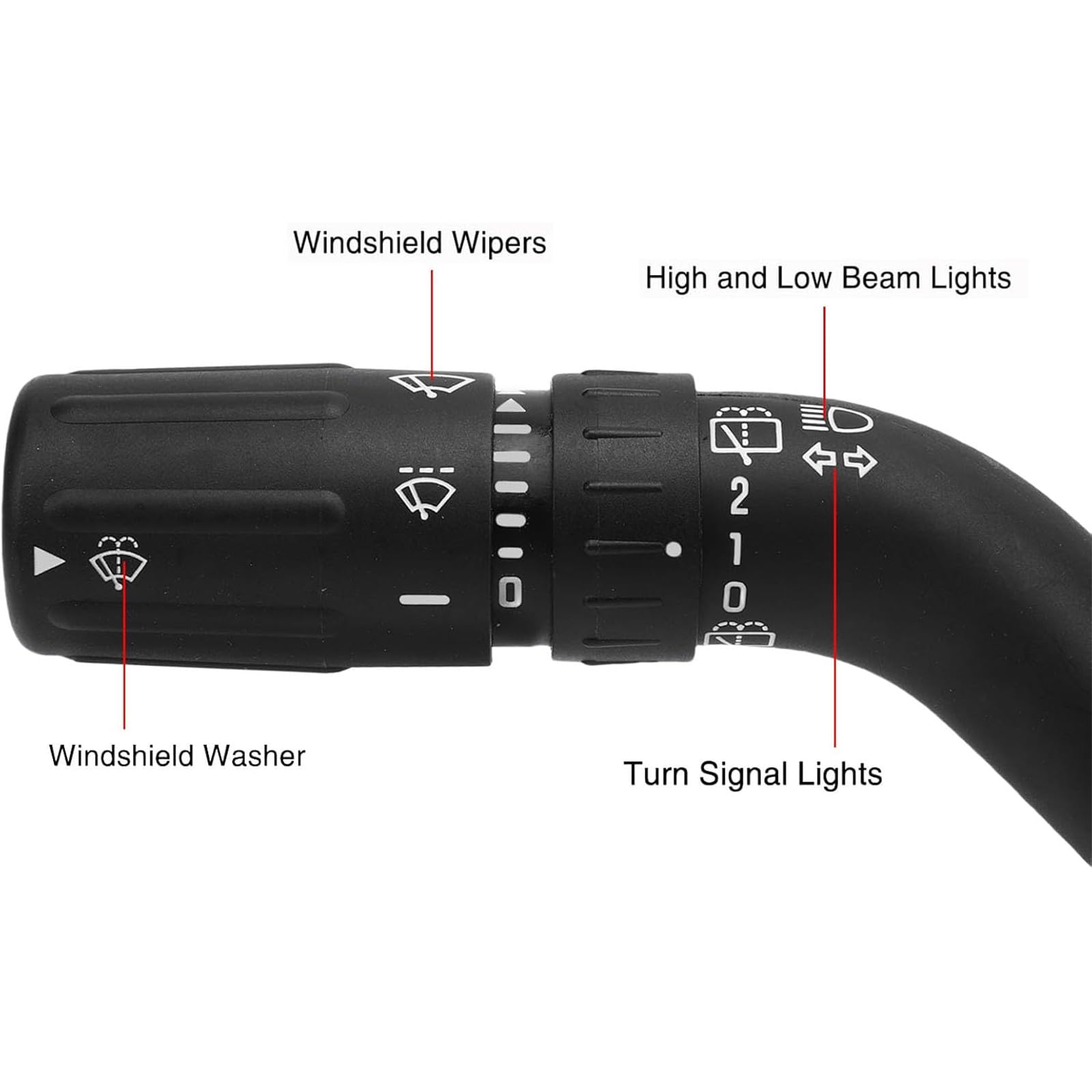 Cambio Combinazione indicatore direzione e lucidatrice Costruzione in polistirene ABS affidabilità Compatibile con Flusso Maniglia Controllo lucidatrice affidabilità