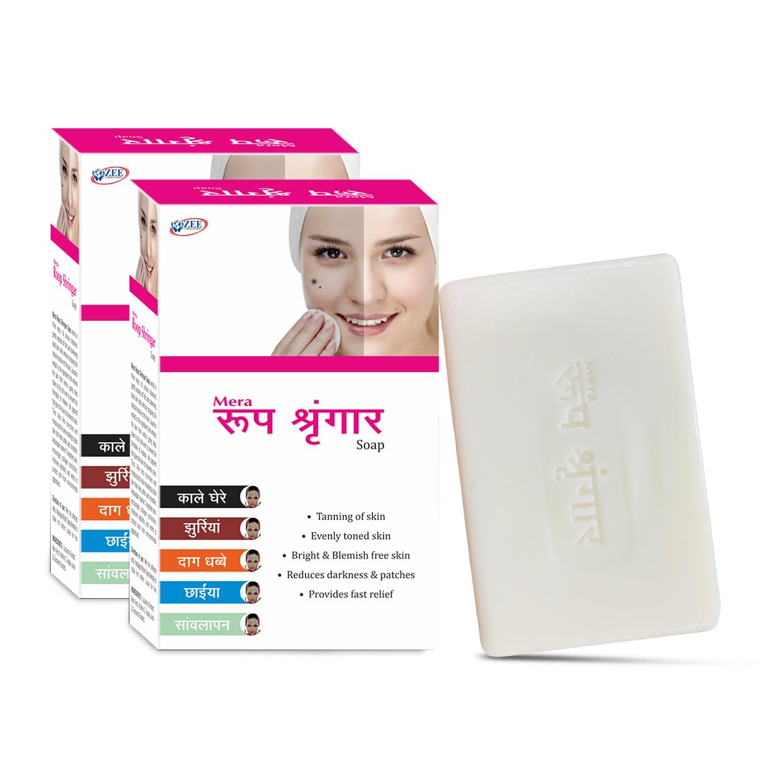 Mera Roop Shringar Soap for Removes Dead Cells & Dark Spots | Soft, Brightens & Glowing Skin for All Skin Types (75g) - Pack of 02-image-19