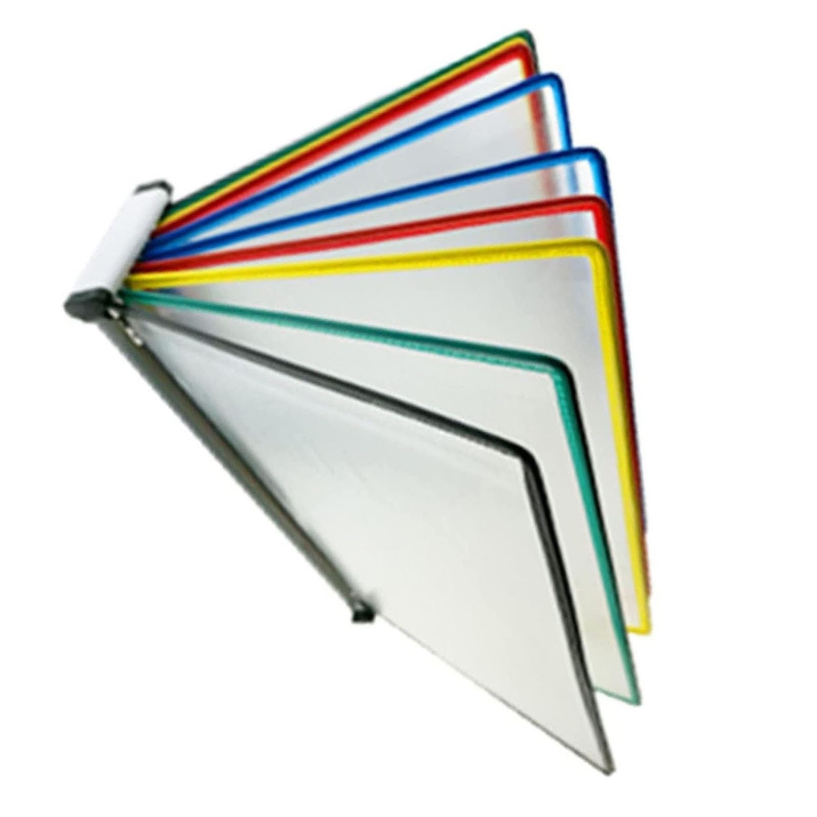 Cartelle, 10 tasche espositive in metallo, formato lettera, for ufficio/casa for conservare ed esporre documenti A4