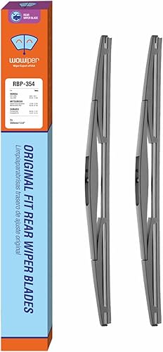 WOWIPER Limpiaparabrisas trasero Honda CRV 2011 2010 2009 2008 2007, 76730-SFA-003 original OEM, 14 pulgadas (2 piezas) 14-B para Honda CR-V Fit