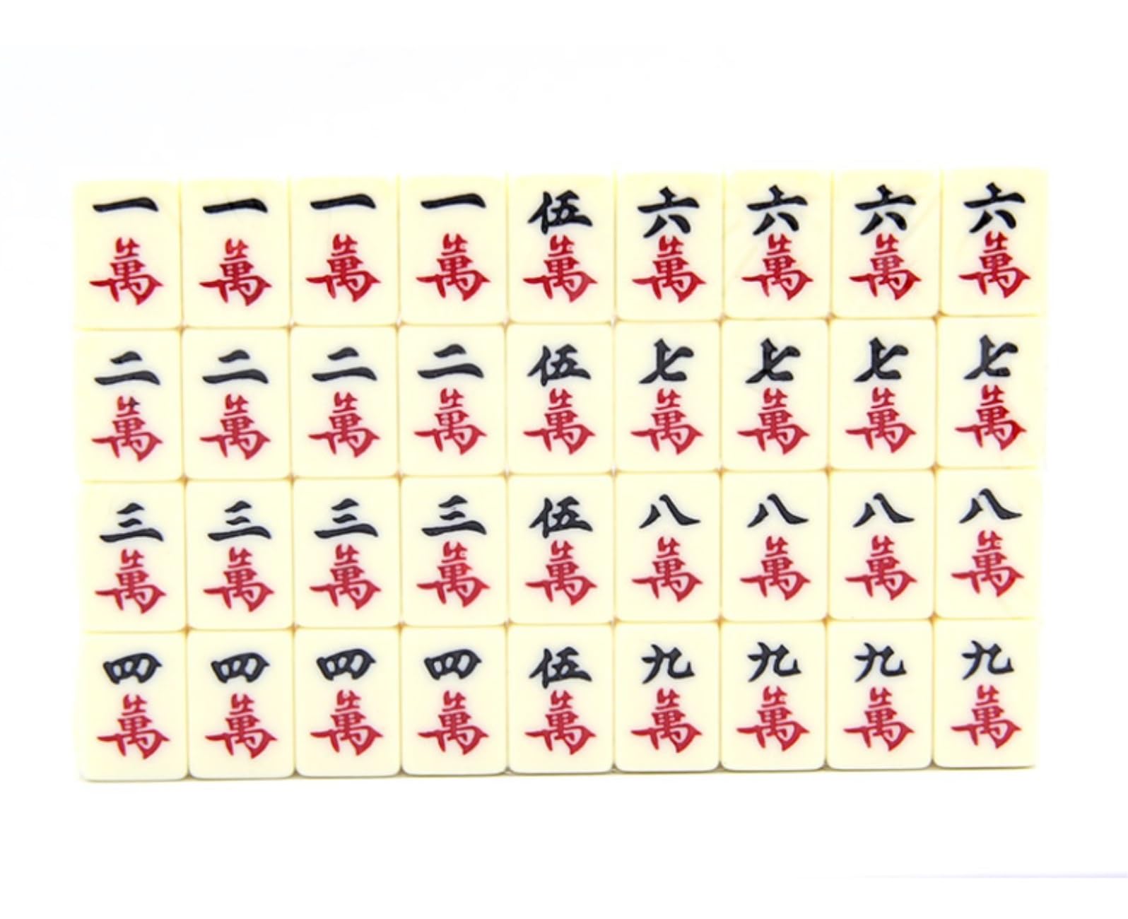 Chinesisches Mahjong Mahjong Chinesische Fliesen Mahjong Tragetasche Professionelles Chinesisches Mahjong-Spielset 144 Fliesen Für Familie Reise Spiel(with Ruler)