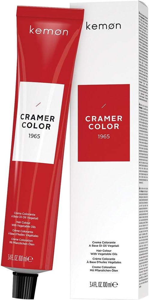 Kemon Cramer Color 1965 Permanent Hair Color, Super Lightener 123 Beige Golden, 3.4 oz. (100 ml)