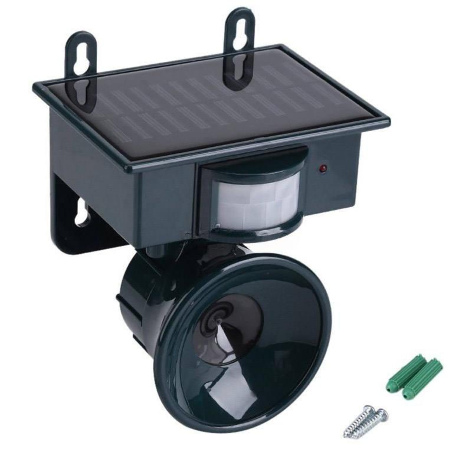 Solar-Powered Ultrasonic Bird Repeller, Seagull Deterrent, IP65 Weatherproof Heron Deterrent For Ponds, Maintenance Bird Scarer Kite, For Outdoor Pest Control