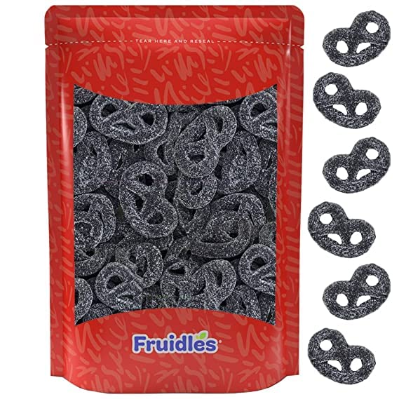 Jelly Pretzels Gummies, Sweet And Berry Flavor Topped With