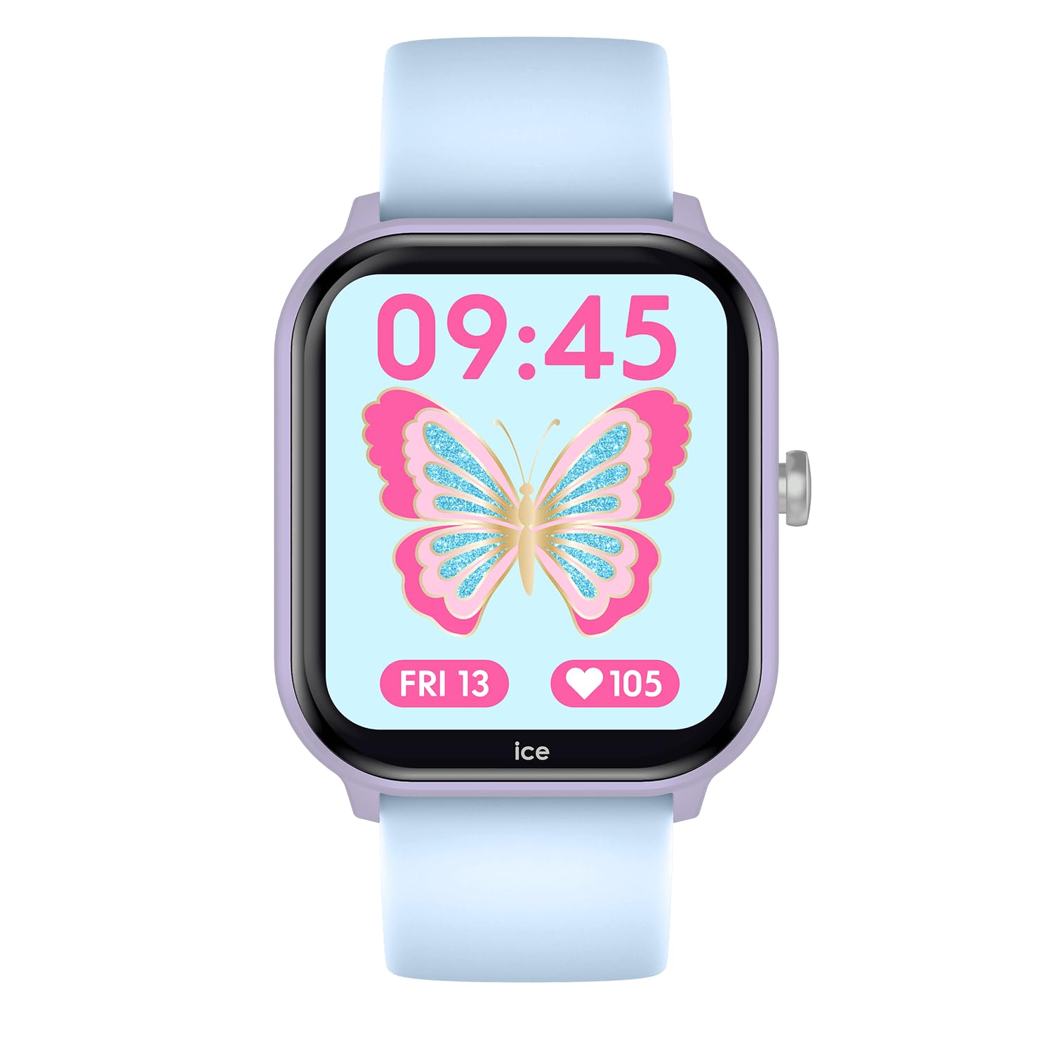 Ice-Watch - Ice Smart Junior 3.0 - Rechteckige Kinderuhr mit Silikonarmband (1.75 inch) - Sportüberwachung, Stoppuhr, Spiele, Herzfrequenz, Schrittzähler