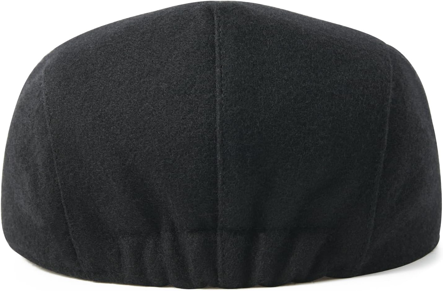 Men Wool Blend Flat Cap Tweed Newsboy Ivy Hat - Image 6