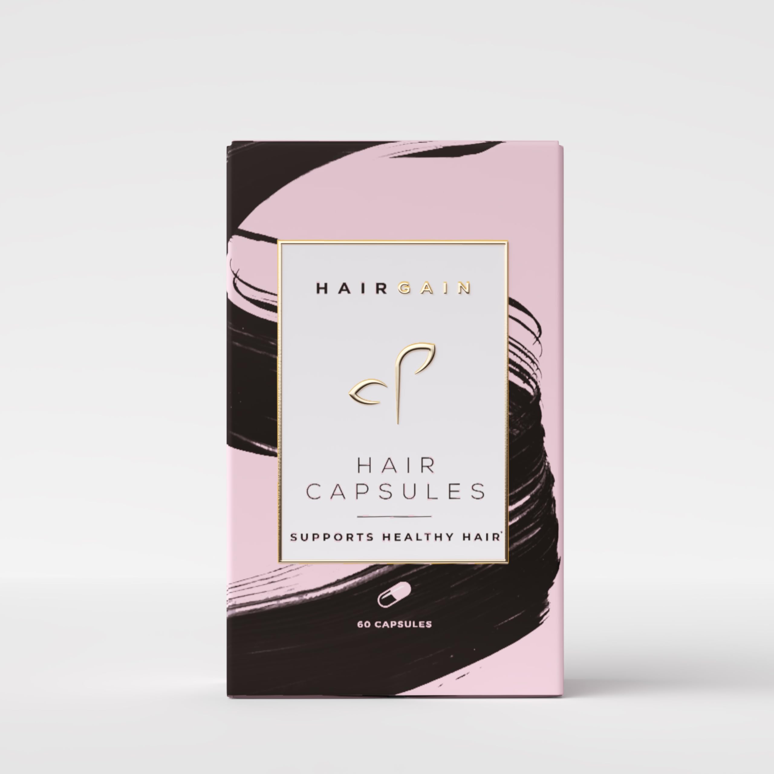 Biotin Supplement for Hair Growth | Promotes Fuller, Thicker Hair Growth with Enhanced Vitamins Complex | Hair, Skin & Nails Support for Women | Vegan Capsules - 1 Month Supply