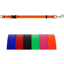 LupinePet Pro Grooming Loop for Dogs, Waterproof, Neon Orange, 3/4-inch Wide, 24" Long, Made with BioThane