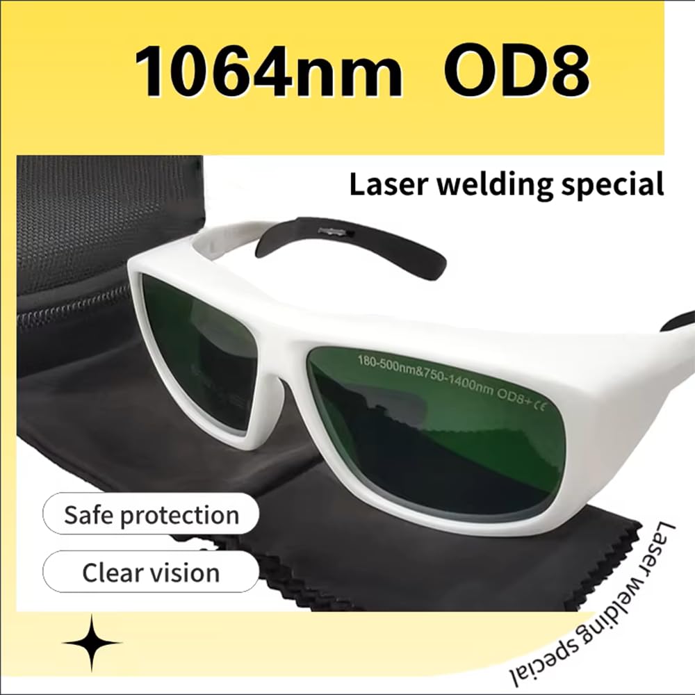 Clase 4 180-500 Y 750-1400Nm OD8 Soldadura Gafas De Soldadura Protectoras Gafas De Seguridad Infrarrojas De Corte De Metal