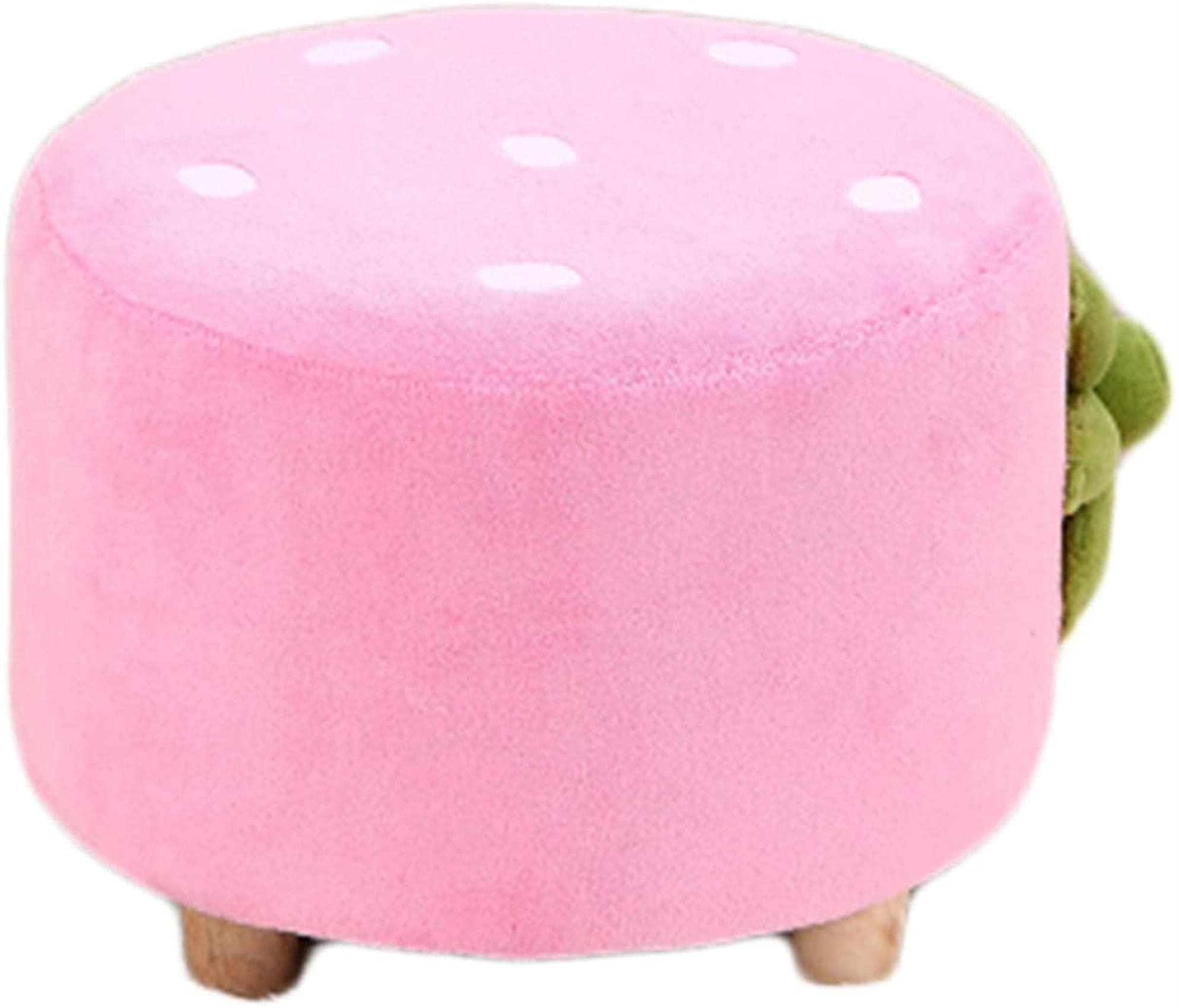 Repose-pieds enfant fraise pour chambre fille et salon