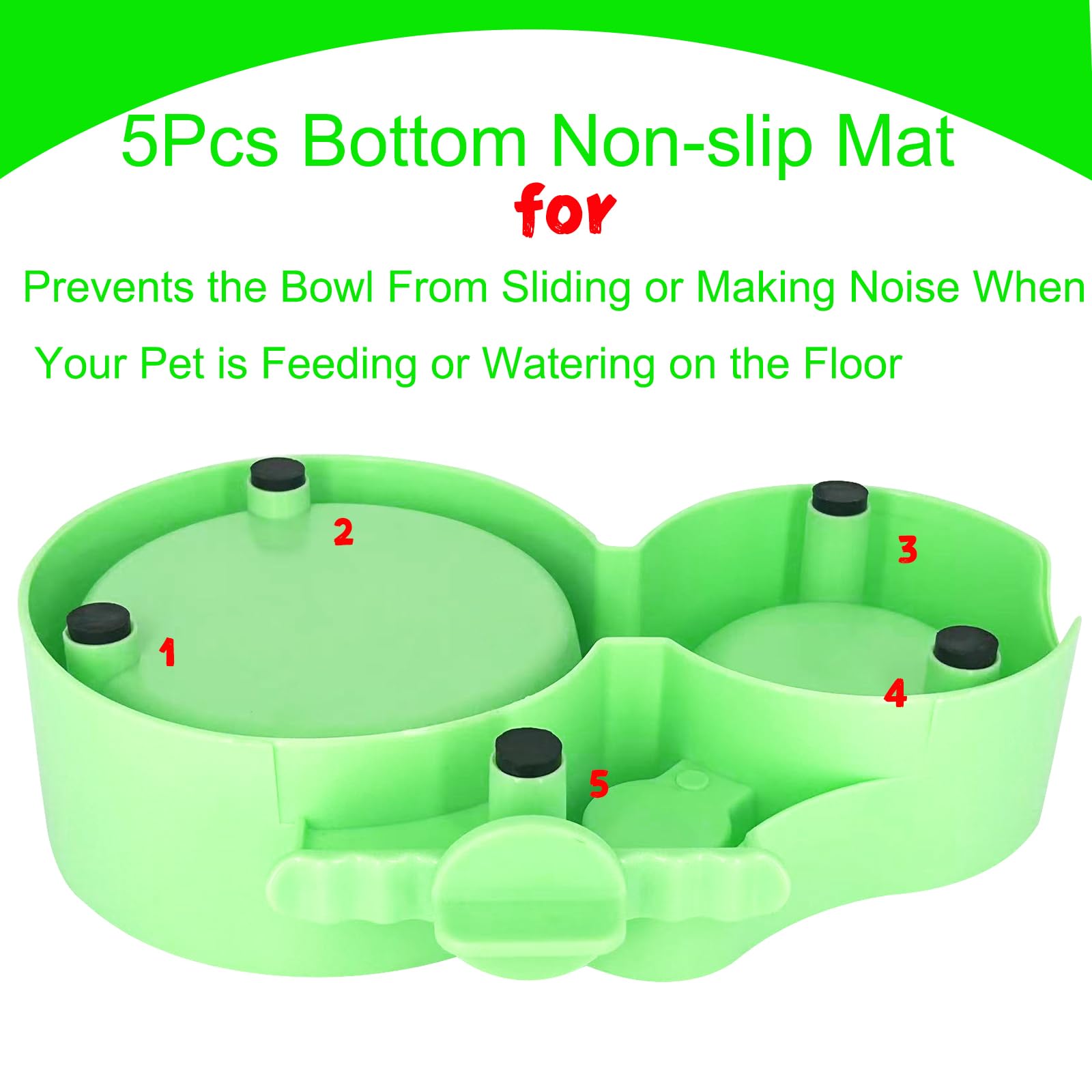Dog Bowls with Water Dispenser for Puppy,Crate Water Bowl for Cat,Dog Cage Hanging & Standing Bowls Removable Cage Water Bowls for Small Dogs,Cat,Rabbit,Piggy - Image 4