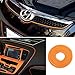 ATMOMO Orange 5M Flexible Trim for DIY Automobile Car Interior Exterior Moulding Trim Decorative Line Strip