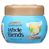 Garnier Whole Blends Hydrating Mask, Coconut Water & Vanilla Milk Extracts, 10.1 Fl Oz (Pack of 1)