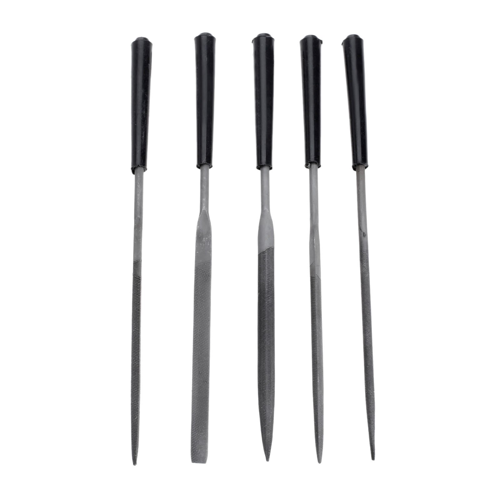 AETOOL - 5Pcs 3x140mm Assorted Diamond File File Set Wood Rasp Hand Tools for Ceramic Glass Gem Wood Carving Craft lima para metal