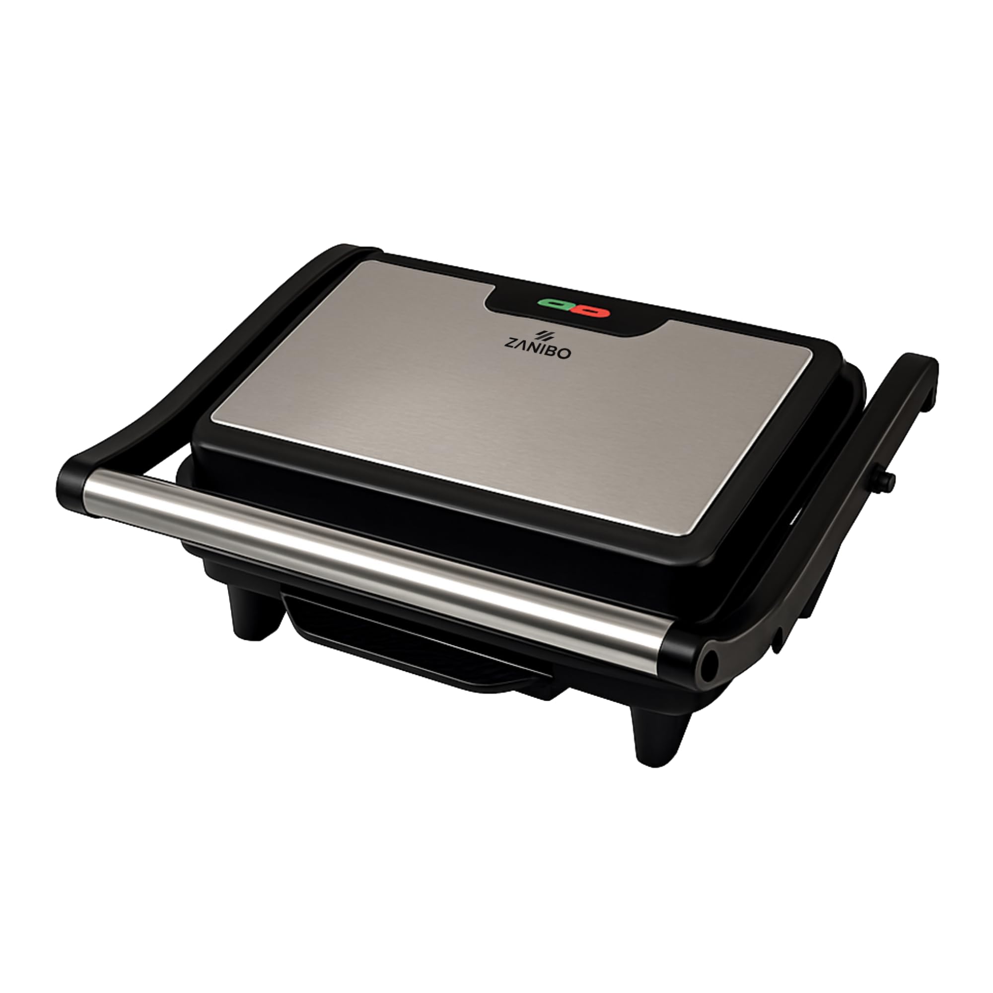 Electric Panini Press Grill, 1500W, Floating Hinge for Grilling, Opens Flat for BBQ Mode, Multipurpose Usage - Sandwich Maker, Griller,Burger, Grill Sandwich Maker 1-Year Warranty | Black-image-32