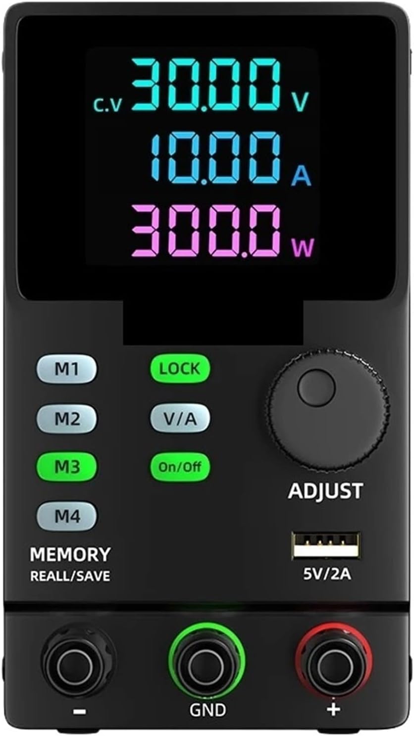 DC Power Supply, Programmable Adjustable Power Supply, DC Power Supply for Computer Communication,Edit Stored Data(SPPS-305D)