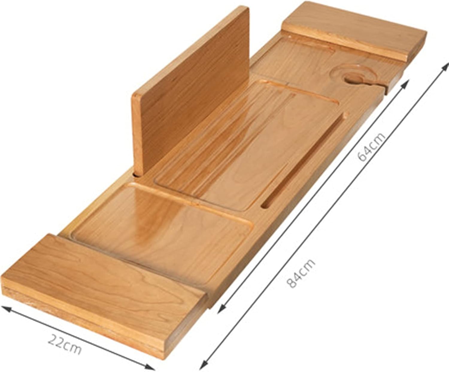 Bathtub Rack Bathtub Rack Bathtub Accessories Bath Stand Round Bathtub Shelf Double European Style Bathtub Shelf Bathtub Trays (Natural 64)