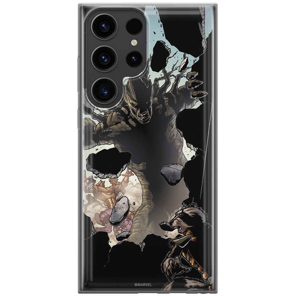 ERT GROUP mobile phone case for Samsung S23 ULTRA original and officially Licensed Marvel pattern Guardians of the Galaxy 005 optimally adapted to the shape of the mobile phone, case made of TPU