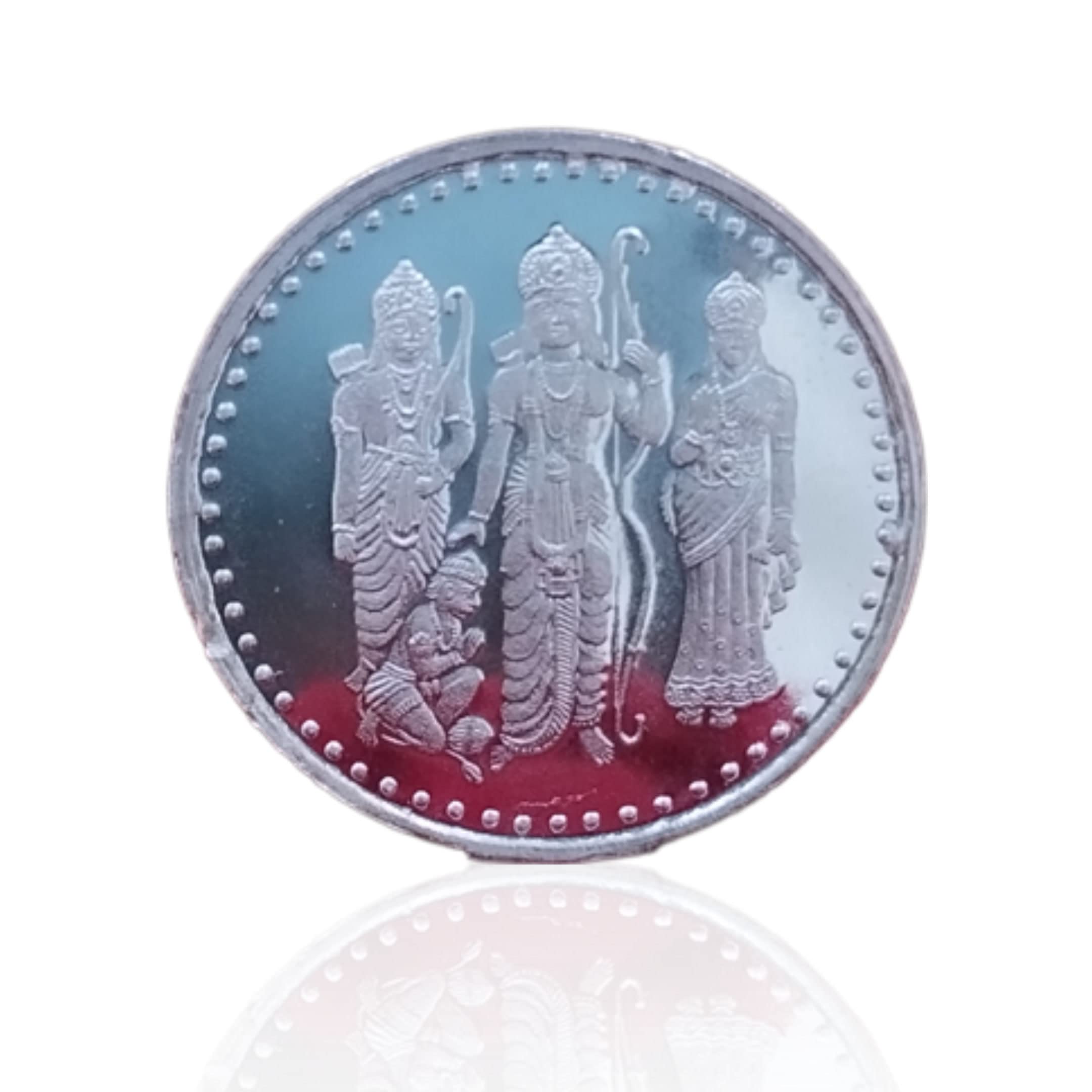 NINE10 German Silver Coins 10 Grams Silver Plated of Ram Darbar for Ram Navami Pooja or Diwali Gift Items for Men, Women, Staff, Customer, Clients, Corporate with Velvet Gift Box (B0BZSG662Z) Amazon Price History, Amazon Price Tracker