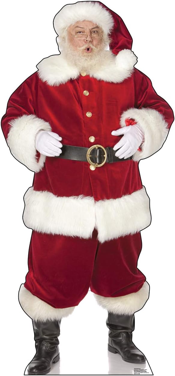 Cardboard People Ho! Ho! Santa Life Size Cardboard Cutout