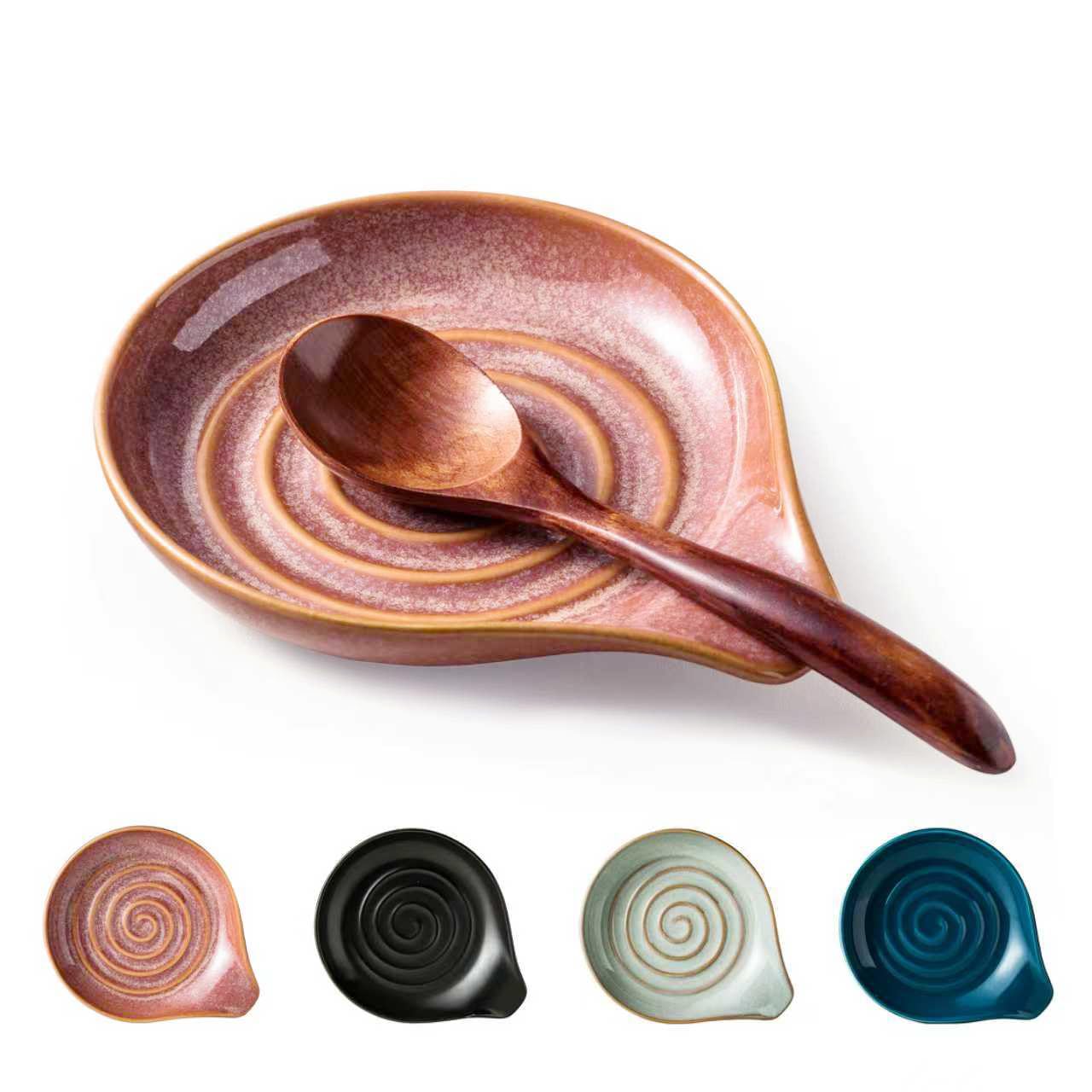 Large Ceramic Spoon Rest - Heat Resistant & Dishwasher Safe -18 Large Ceramic Spoon Rest - Heat Resistant & Dishwasher Safe -18