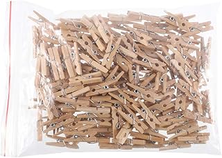 atnight Mini Wooden Pegs,150pcs Mini Pegs for Decorative Photo Wall, DIY Decorations, Photo Clips, Wooden Clothes Pegs, Tiny Pegs for Arts and Crafts, Weddings & Events