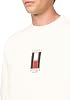 Sudadera de cuello redondo de Tommy Hilfiger para hombre, peso medio, con logo de bandera bordado vertical 5