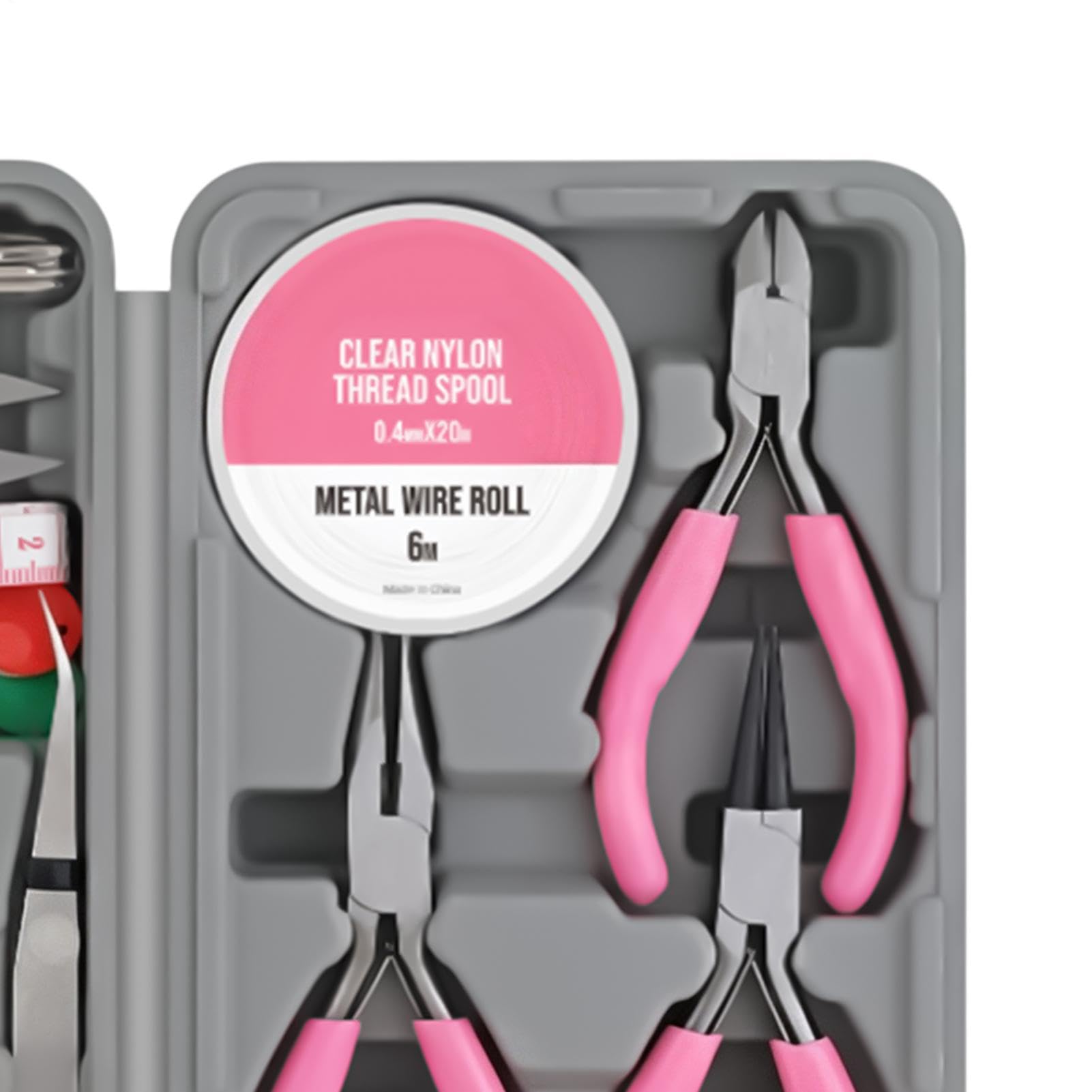 Fenayuu Zestaw narzędzi do produkcji biżuterii DIY kolczyki z perłami