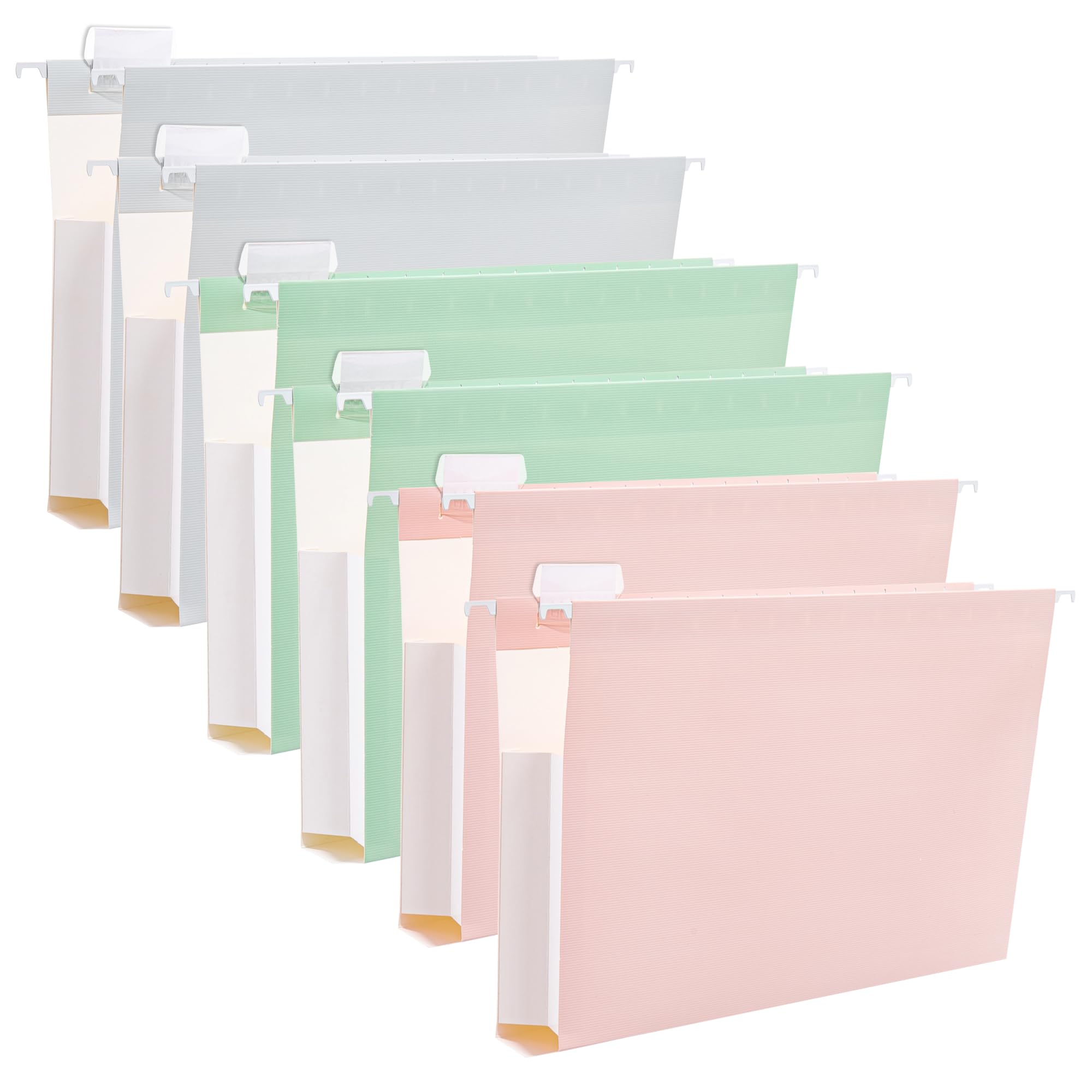 Y YOMA 6 Pack Extra Capacity Hanging File Folders Legal