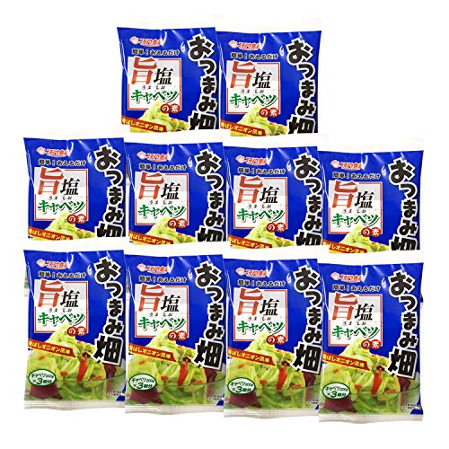 ニチノウ食品 おつまみ畑 旨塩キャベツの素 ×10袋