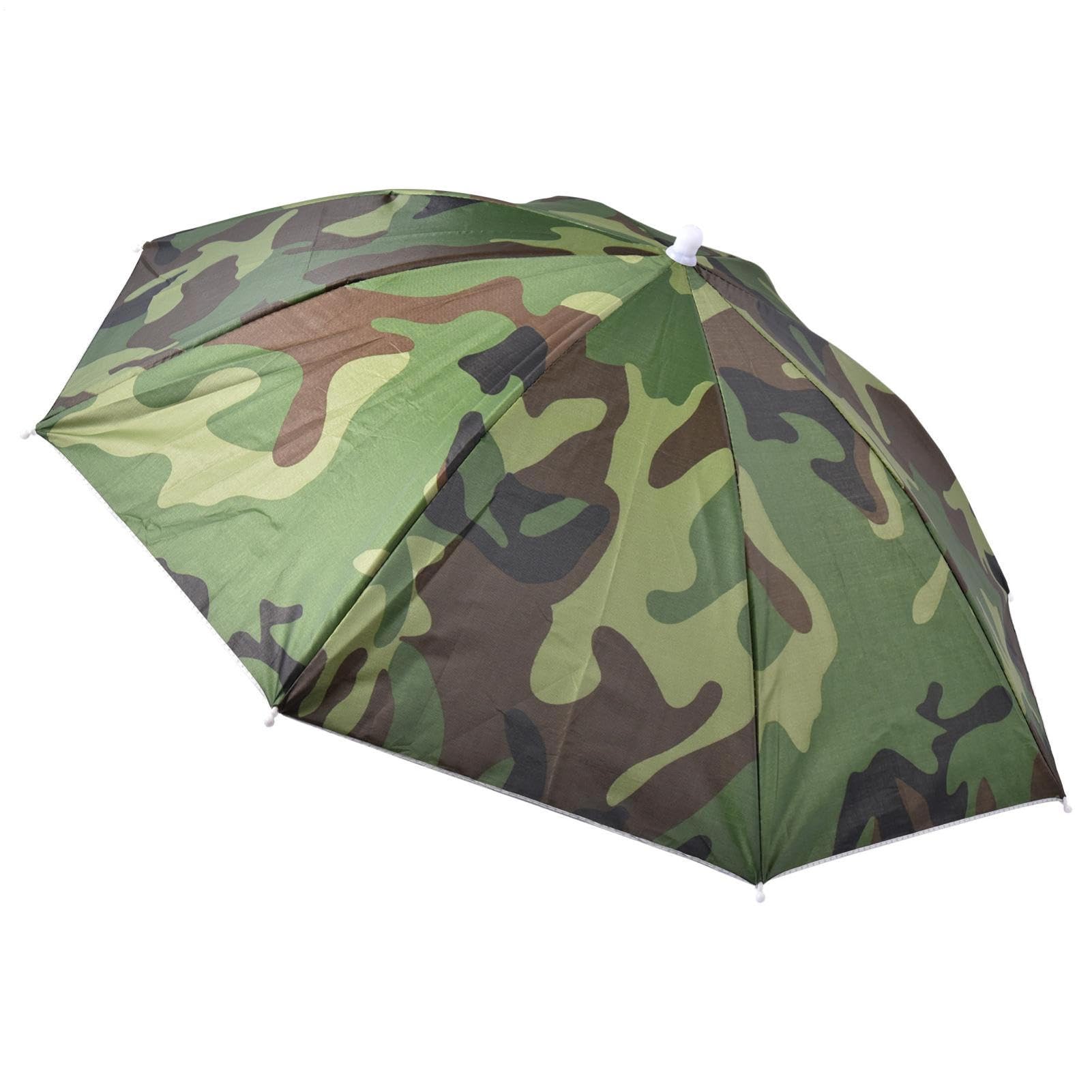 Generico Cappello a Ombrello,Cappello a Ombrello da a Mani libere | Protezione UV Cappuccio per Copricapo Regolabile per Golf Campeggio Spiaggia Giardinaggio Parasole all'aperto