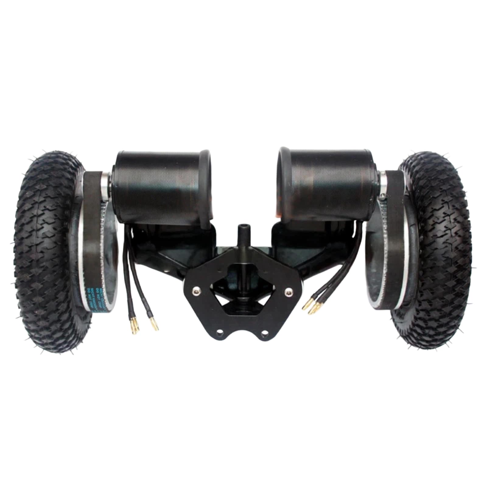Kit de skateboard tout-terrain avec bras de suspension de 27,9 cm, ressorts hélicoïdaux, roues pneumatiques de 20,3 cm, télécommande et tableau de commande