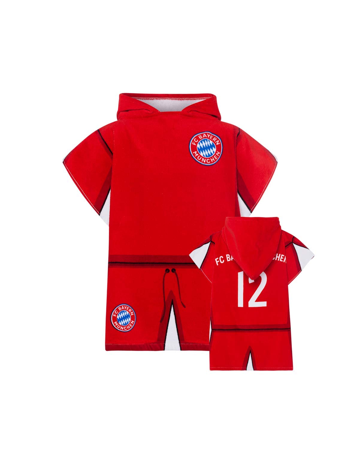 FC Bayern München Kinder Baby-Poncho Handtuch