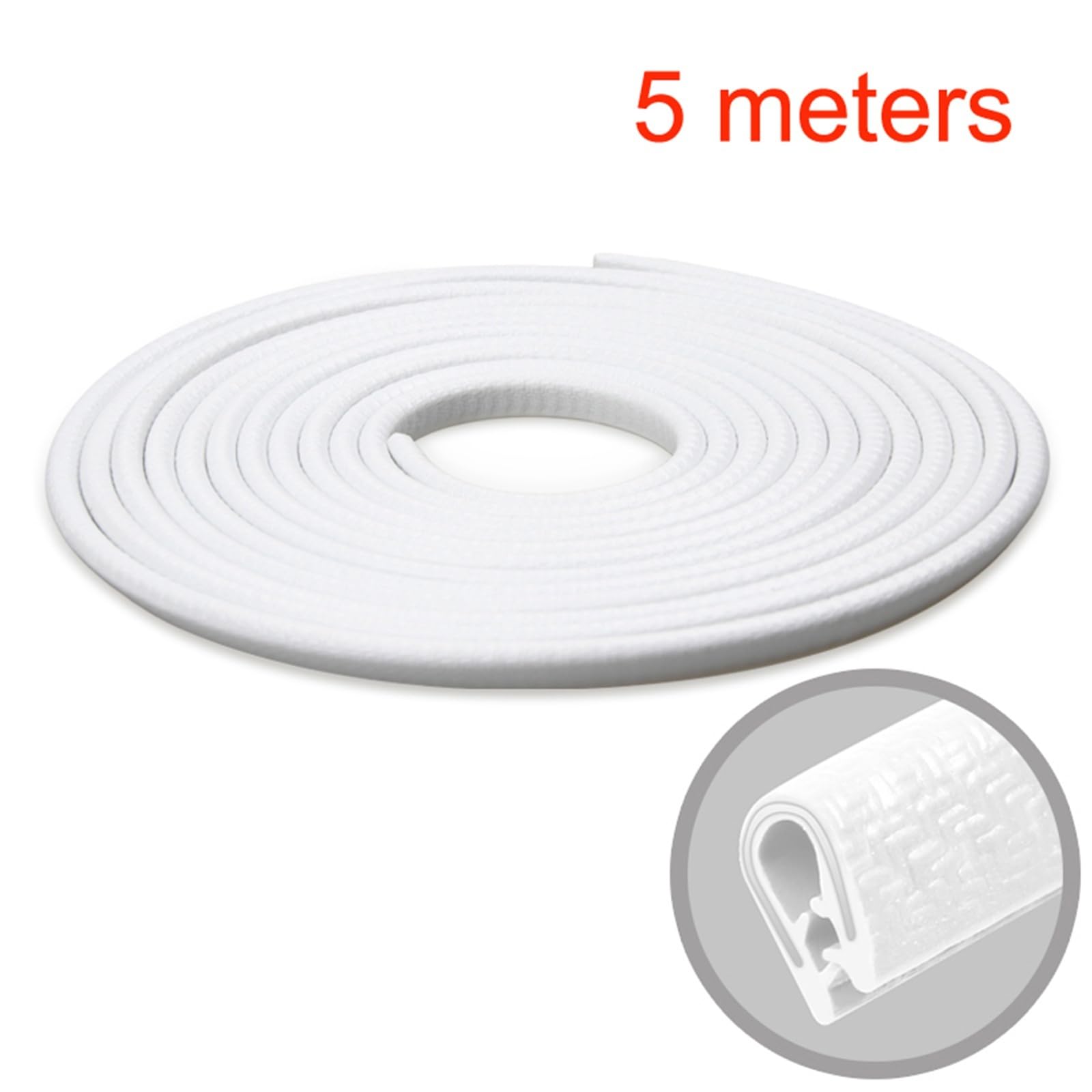 ZHOUkuiyin Car Door Edge Protector Guard U Shape Edge Seal Strip Universal Weather Strip Soundproof Sealing Strips