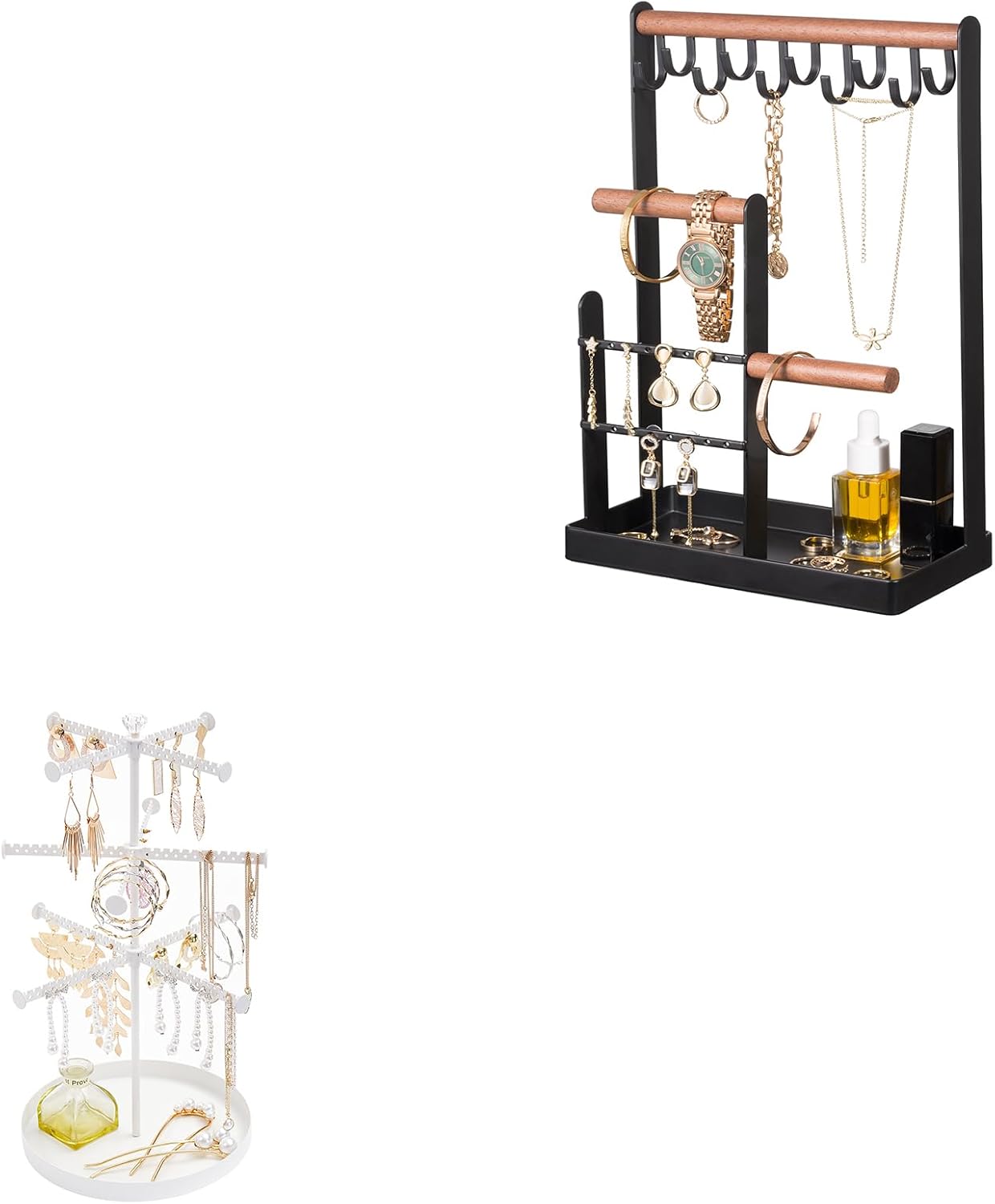 ProCase Jewelry Organizer Stand Necklace Holder Bundle with