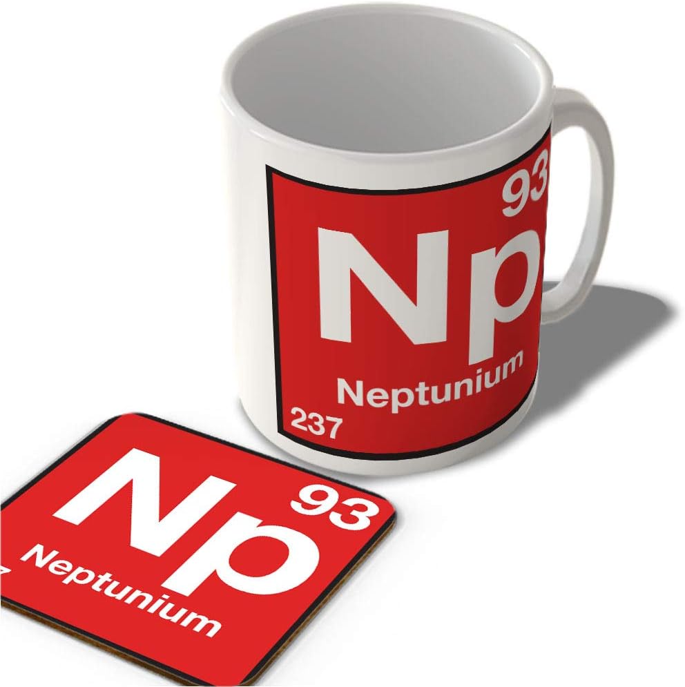 McMug (93) Neptunium - Np - Periodic Table Mug and Coaster Set