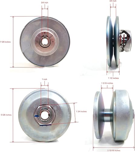 Miniatura 3 de The ROP Shop  Kit de conversión de par Go Kart de 40 series para motores de kart Comet 209139A, 209139