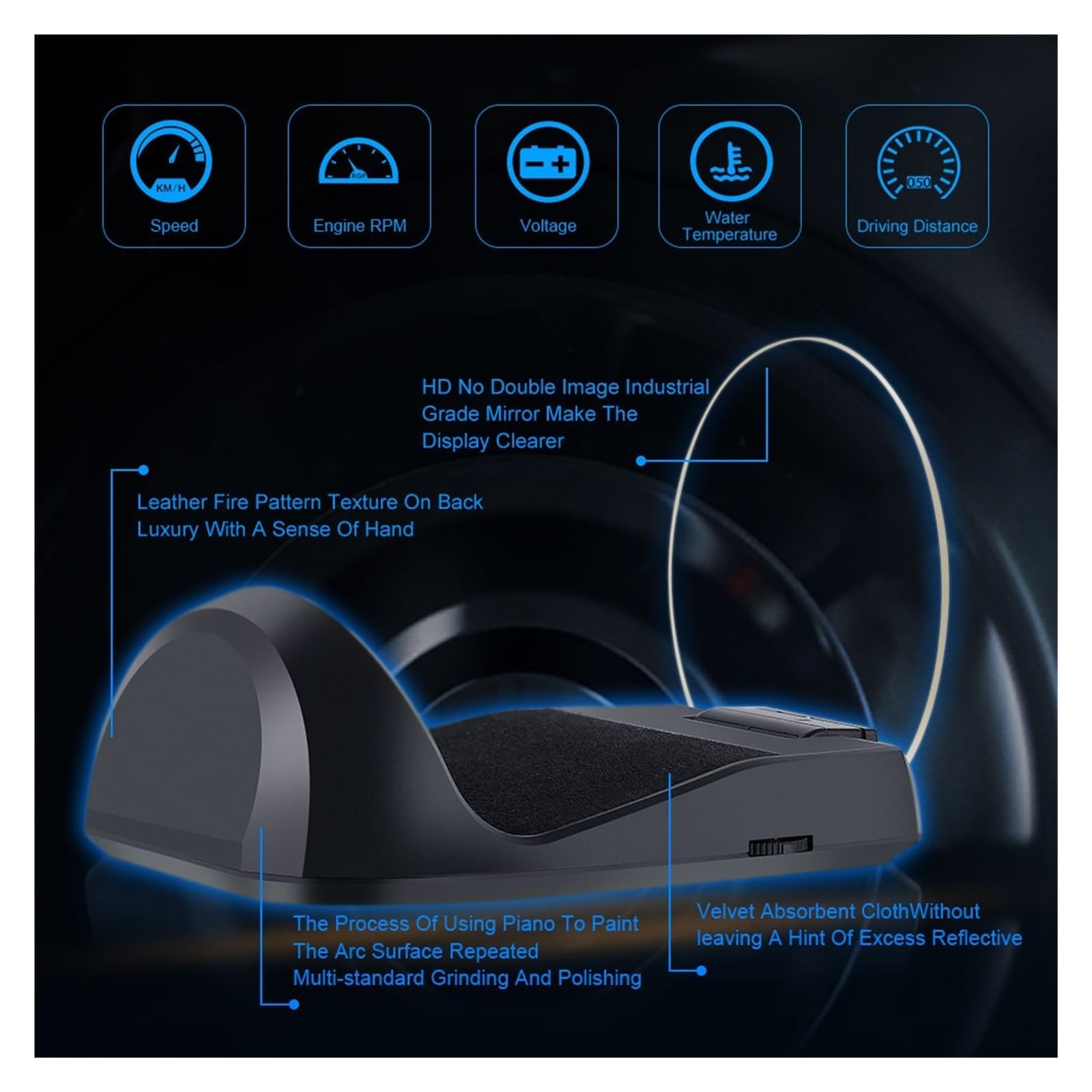 HUD C700 OBD2 Coche HUD Head Up Display Automóvil Viaje A Bordo Ordenador GPS Velocímetro Proyector Transparente Herramienta De Diagnóstico Instrumento Multifunción