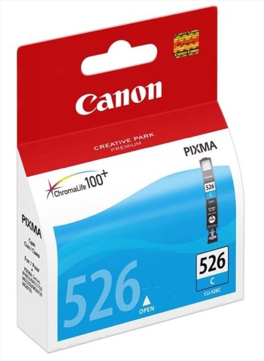 Canon Originaltinte CLI-526 C, Größe Standard, Cyan, Plastikverpackung (alte Version)
