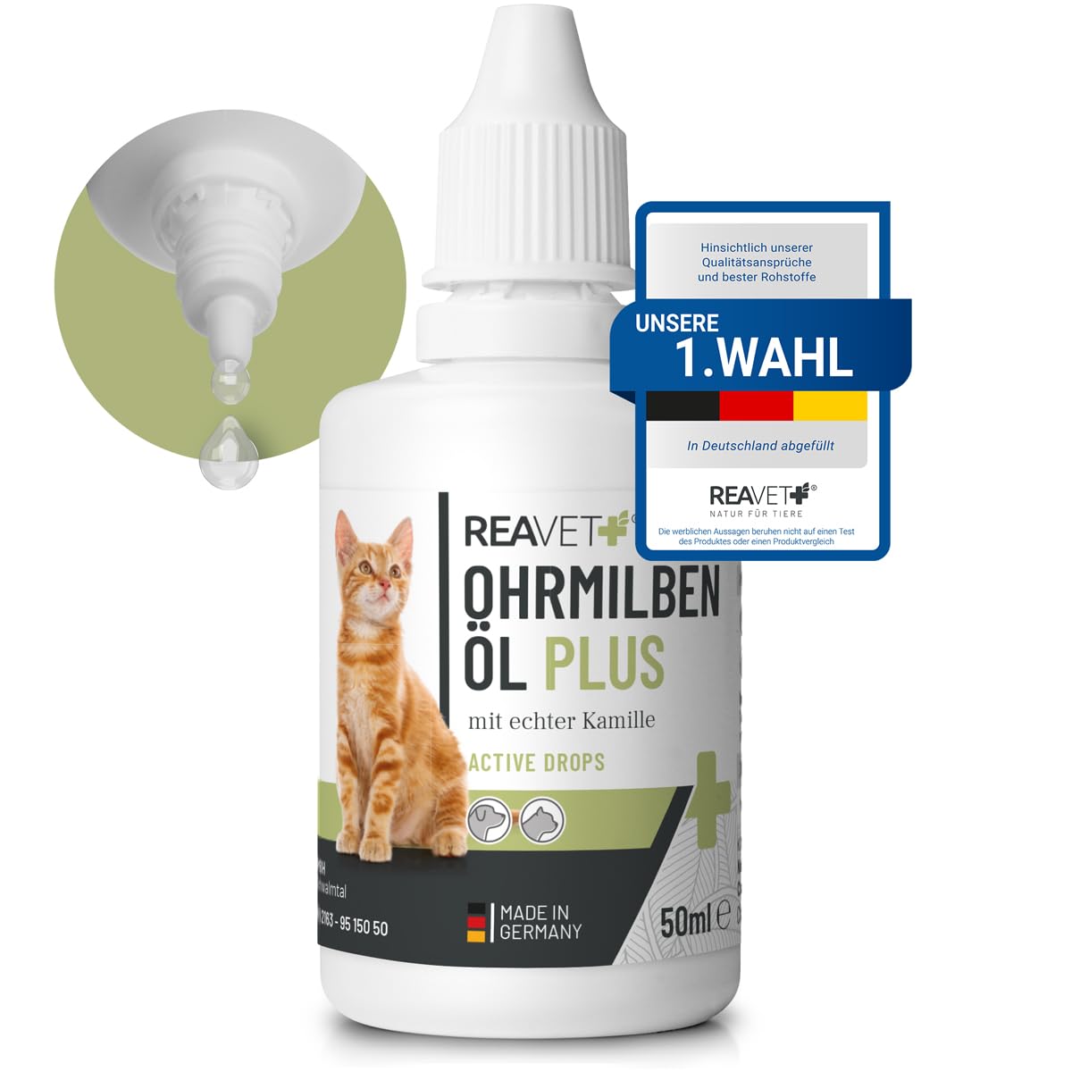 ReaVET Ohrmilbenöl Plus 50ml