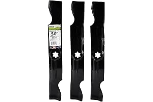 MaxPower 561545B 3-Blade Set for Many 50 in. Cut MTD, Cub Cadet, Troy-Bilt Mowers