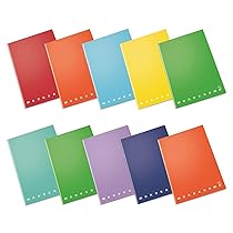 Pigna Monocromo Conf. 10 pz. 02298884F , Quaderno f.to A4 , Rigatura 4F , quadretti 4 mm con margine , Carta 100g, mq.