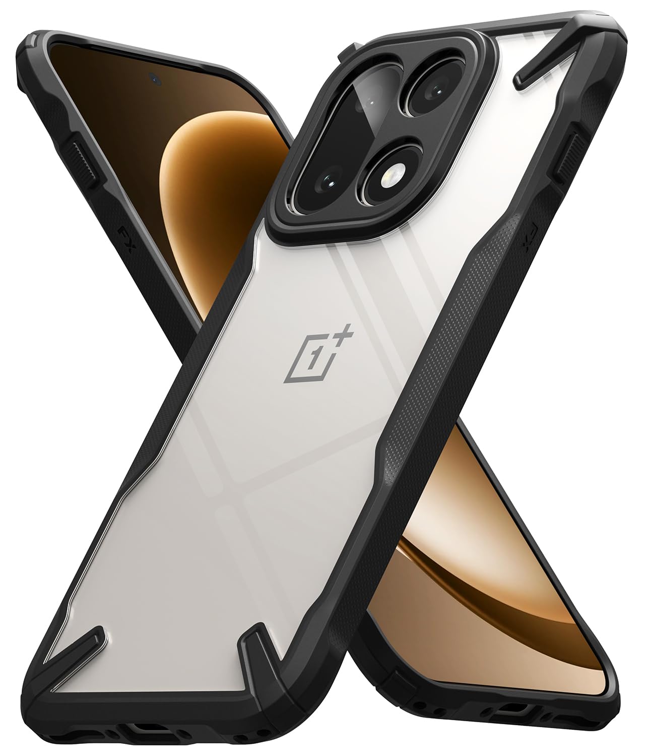 Ringke Fusion-X for OnePlus 15 Case, [Heavy Duty Protection] Rugged Shockproof Scratch Resistant Anti-Yellowing Protective Bumper Cover with Precise Cutouts - Black